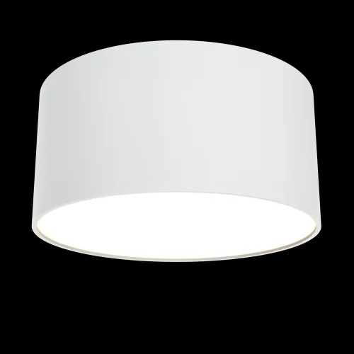 Светильник накладной LED Zon C032CL-L12W3K Maytoni белый 1 лампа, основание белое в стиле современный хай-тек круглый фото 5