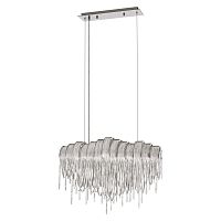 Люстра подвесная Volver 10404/720L SN LOFT IT никель на 5 ламп, основание никель в стиле арт-деко цепочки Люстра подвесная Volver 10404/720L SN LOFT IT никель на 5 ламп, основание никель в стиле арт-деко цепочки