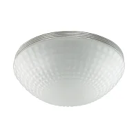 Светильник потолочный Malaga 4937/3C Odeon Light белый 3 лампы, основание матовое серебро в стиле классический 