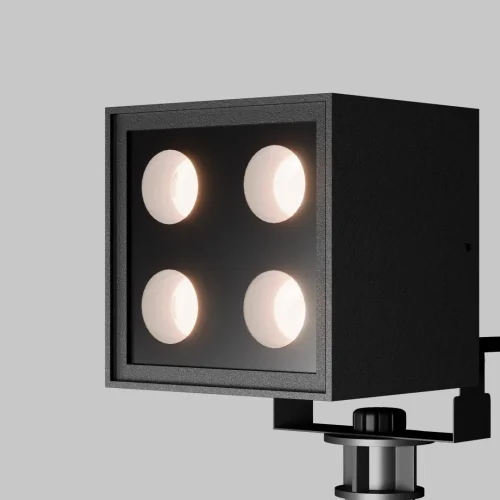 Прожектор LED Ares O309FL-L8B3K Maytoni уличный IP65 чёрный 1 лампа, плафон чёрный в стиле хай-тек современный LED фото 3