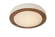Светильник потолочный DIMY LED 79179/12/70 Lucide белый 1 лампа, основание коричневое белое в стиле современный 