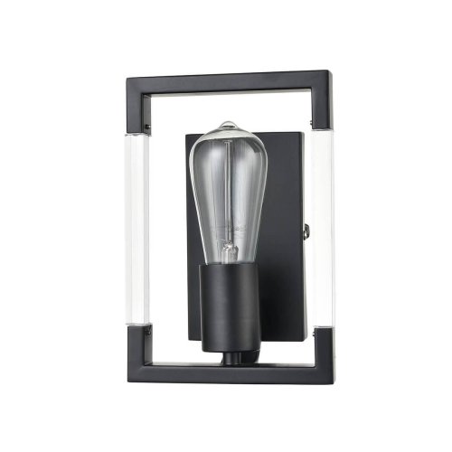 Бра Turin VL5022W01 Vele Luce без плафона чёрный на 1 лампа, основание чёрное в стиле современный 
