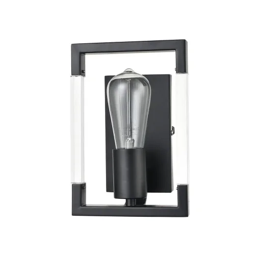 Бра Turin VL5022W01 Vele Luce без плафона чёрный на 1 лампу, основание чёрное в стиле современный 