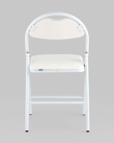 Стул складной Hagen экокожа белый каркас белый УТ000036846 Stool Group, белый/экокожа, ножки/металл/белый, размеры - *820***440*460 фото 5