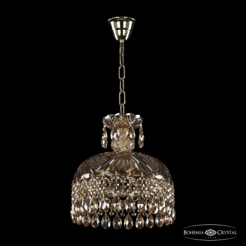 Светильник подвесной 14781/30 G M721 Bohemia Ivele Crystal прозрачный 5 ламп, основание золотое в стиле классический sp