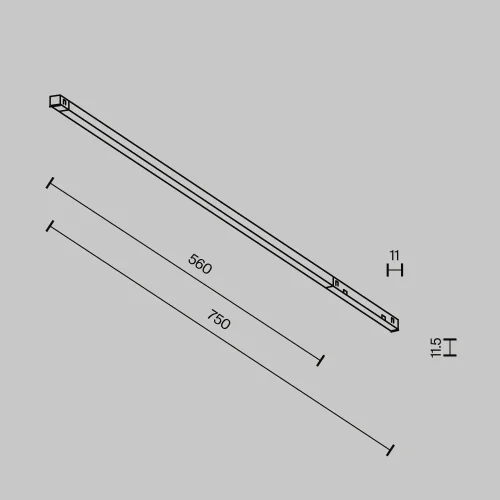 Трековый светильник Базис / Basis Exility X (Эксилити Х) 2700-6000K 12Вт 120° Dim Smart Zigbee TR240-4-12WTW-DSZ-B Maytoni чёрный для шинопроводов серии Трековая система EXILITY X (Эксилити Х) чёрный фото 5