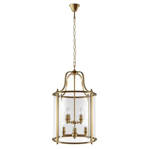 Светильник подвесной Lighthouse 10456/8 AB LOFT IT прозрачный на 8 ламп, основание бронзовое в стиле классический арт-деко Светильник подвесной Lighthouse 10456/8 AB LOFT IT прозрачный на 8 ламп, основание бронзовое в стиле классический арт-деко