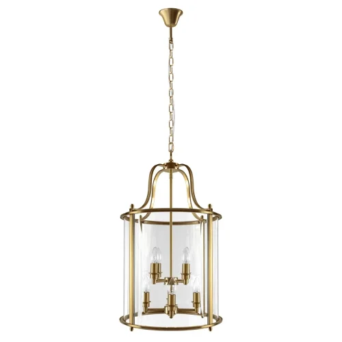 Светильник подвесной Lighthouse 10456/8 AB LOFT IT прозрачный на 8 ламп, основание бронзовое в стиле классический арт-деко Светильник подвесной Lighthouse 10456/8 AB LOFT IT прозрачный на 8 ламп, основание бронзовое в стиле классический арт-деко