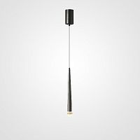 Светильник подвесной MAGRIT LUX H30 Black 213849-23 ImperiumLoft прозрачный 1 лампа, основание чёрное в стиле современный лофт 