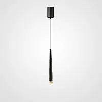 Светильник подвесной MAGRIT LUX H30 Black 213849-23 ImperiumLoft прозрачный на 1 лампу, основание чёрное в стиле современный лофт 