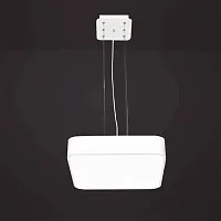 Светильник подвесной LED CUMBUCO 5513+5516 Mantra белый 1 лампа, основание белое в стиле минимализм современный 