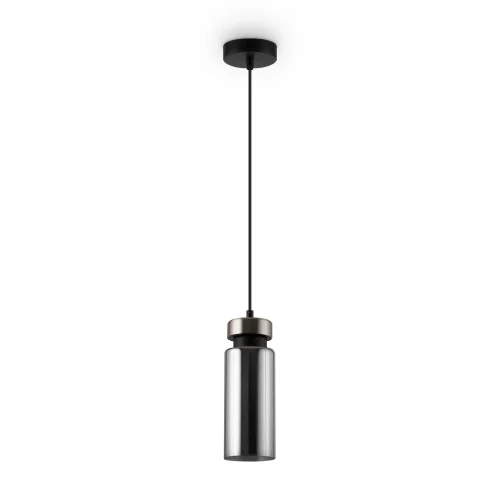 Светильник подвесной Come FR8011PL-01N Freya чёрный 1 лампа, основание чёрное в стиле современный трубочки фото 4