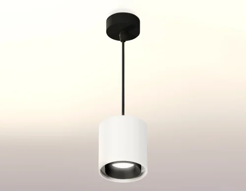 Светильник подвесной Techno spot XP7722001 Ambrella light белый 1 лампа, основание чёрное в стиле современный хай-тек  фото 2