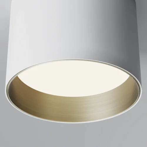 Светильник накладной Glam C096L-GX53-WBS Maytoni белый 1 лампа, основание белое в стиле хай-тек современный круглый фото 4