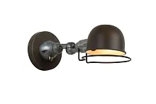 Бра лофт HONORE 45252/01/97 Lucide коричневый 1 лампа, основание коричневое в стиле лофт 