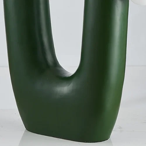 Торшер Oo Flor Lamp Green 214524-26 ImperiumLoft белый на 6 ламп, основание зелёное в стиле современный фото 5
