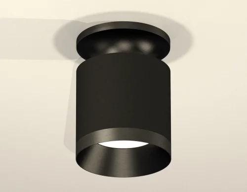 Светильник накладной XS7402062 Ambrella light чёрный 1 лампа, основание чёрное в стиле хай-тек современный круглый фото 3
