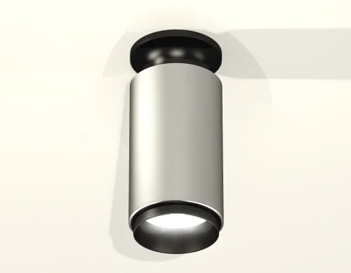 Светильник накладной Techno spot XS6324100 Ambrella light серебряный 1 лампа, основание чёрное в стиле современный круглый фото 3