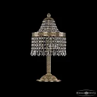 Настольная лампа 19201L6/H/20IV Pa Drops Bohemia Ivele Crystal прозрачная 3 лампы, основание патина металл в стиле классический drops