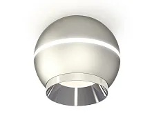 Светильник накладной Techno spot XS1103002 Ambrella light серебряный 1 лампа, основание серебряное в стиле современный круглый