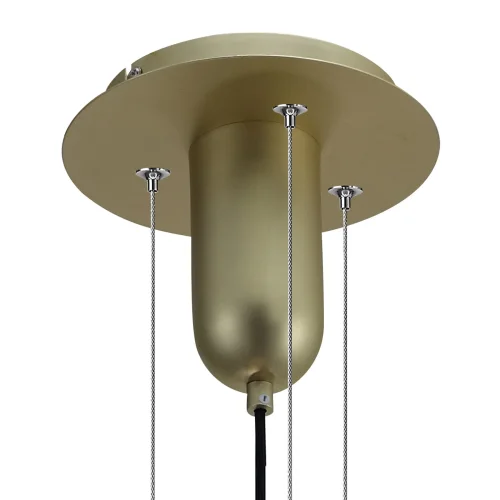 Светильник подвесной лофт JARRAS 6192 Mantra бежевый прозрачный 1 лампа, основание бронзовое в стиле лофт выдувное фото 7