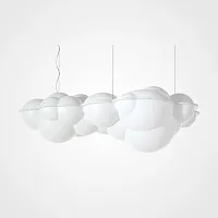Светильник подвесной Nuvola D80 220182-60 ImperiumLoft белый на 6 ламп, основание белое в стиле современный скандинавский 