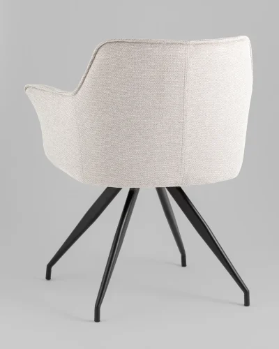 Стул обеденный Feston вращающийся, серый УТ000039044 Stool Group, серый/шенилл, ножки/металл/, размеры - ***** фото 3