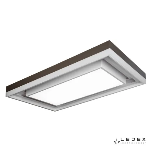 Люстра потолочная LED с пультом Summery B6317-226W/930*630 WH iLedex белая на 1 лампа, основание чёрное в стиле современный хай-тек с пультом квадраты фото 4