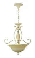 Люстра подвесная Caramello E 1.13.54 C Dio D'Arte бежевая на 3 лампы, основание бежевое в стиле классический 