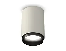 Светильник накладной Techno spot XS6314021 Ambrella light серый 1 лампа, основание чёрное в стиле современный круглый