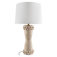 Настольная лампа Жемчужина / Perla 10507T LOFT IT белая на 1 лампу, основание бежевое смола металл в стиле классический Настольная лампа Жемчужина / Perla 10507T LOFT IT белая на 1 лампу, основание бежевое смола металл в стиле классический