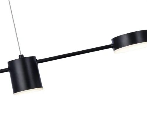 Светильник подвесной LED Карин 07624-5,19 Kink Light чёрный 5 ламп, основание чёрное в стиле хай-тек современный  фото 2