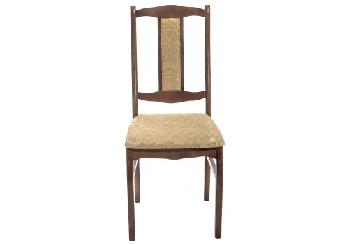 Деревянный стул Киприан 339020 Woodville, бежевый/ткань, ножки/дерево/орех, размеры - ****420*510 фото 2