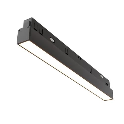 Трековый светильник LED Magnetic track system TR030-2-12W3K-B Maytoni чёрный для шинопроводов серии Magnetic track system Exility чёрный