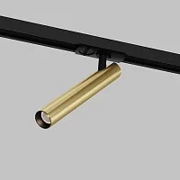 Трековый светильник Focus T 3000K 6Вт 36° Single phase track system Unity TR141-1-6W3K-M-BS Maytoni латунь для шинопроводов серии Single phase track system Unity латунь чёрный