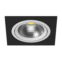 Светильник точечный Intero 111 i81706 Lightstar чёрный белый 1 лампа, основание белое чёрное в стиле хай-тек 