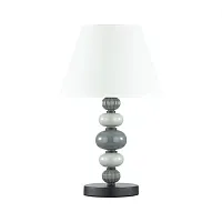 Настольная лампа Sochi 4896/1T Odeon Light белая 1 лампа, основание чёрное керамика металл в стиле кантри 
