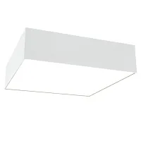 Светильник потолочный LED Zon C067CL-L27W4K Maytoni белый 1 лампа, основание белое в стиле хай-тек современный квадраты