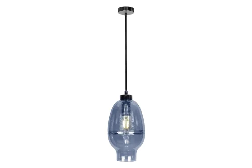 Светильник подвесной Relax AP9037-1 WB iLamp голубой 1 лампа, основание хром в стиле современный лофт выдувное