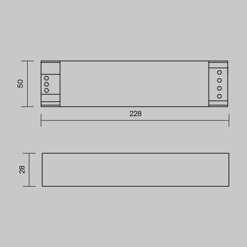 Блок питания 48V 200Вт IP20 Power Supply Magnetic PSL007-200W-48V-IP20 Maytoni чёрный в стиле хай-тек современный для светильников серии Power Supply Magnetic магнитный s35 gravity магнитная radity радиусная магнитная exility тонкая магнитная фото 6