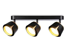 Спот с 3 лампами TN71237 Ambrella light чёрный GX53 в стиле модерн хай-тек 