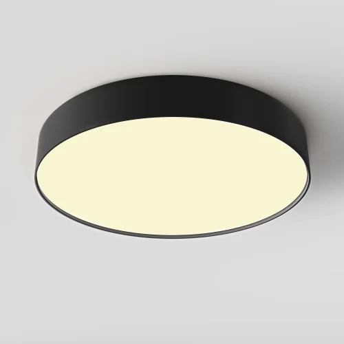 Светильник потолочный LED Zon C032CL-45W2.7K-RD-B Maytoni белый на 1 лампу, основание чёрное в стиле современный хай-тек круглый фото 3