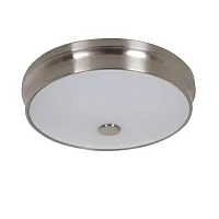 Светильник потолочный Pannikin 2691-3C Favourite белый 3 лампы, основание никель в стиле современный тарелка