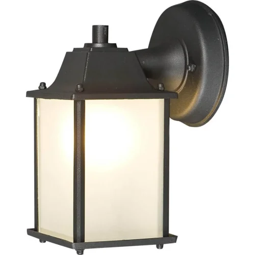 Настенный светильник Spey 5290-NW Nowodvorski уличный IP23 чёрный 1 лампа, плафон белый в стиле замковый E27
