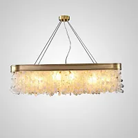 Люстра подвесная VERONA B L12 193712-23 ImperiumLoft прозрачная на 12 ламп, основание латунь в стиле современный 