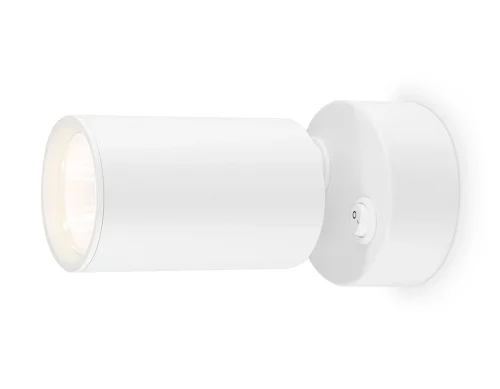 Спот с 1 лампой TA1291 Ambrella light белый GU10 в стиле хай-тек минимализм  фото 2