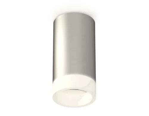 Светильник накладной Techno Spot XS XS6324041 Ambrella light серебряный 1 лампа, основание белое в стиле хай-тек современный круглый фото 2