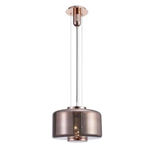 Светильник подвесной лофт JARRAS 6190 Mantra медь прозрачный 1 лампа, основание медь в стиле лофт выдувное фото 2