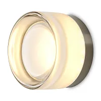 Бра LED Retro FR5603WL-L8TR Freya прозрачный на 1 лампу, основание никель в стиле современный хай-тек 