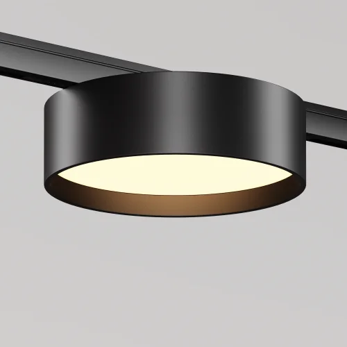 Трековый светильник Zon 3000К 12Вт 100° Magnetic track system Levity TR189-1-12W3K-B Maytoni чёрный для шинопроводов серии Magnetic track system Levity чёрный фото 5